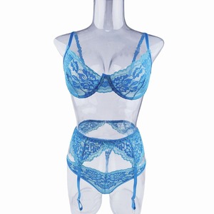 Lencería de Encaje Fresca y Cómoda para Mujer, Conjunto de Tres Piezas, Venta Caliente - Product Image 6