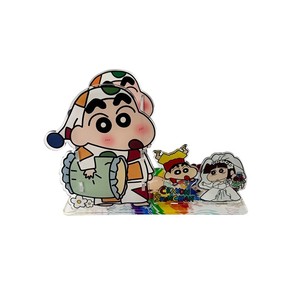 Porte-stylos en acrylique Crayon Shin Chan avec impression de logo personnalisé pour l'organisation du bureau - Product Image 4
