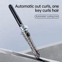 Nouveau produit 2026 : Fer à boucler professionnel à revêtement céramique imprimé léopard, boucleur automatique pour usage domestique et professionnel en salon