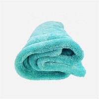 Serviette de séchage pour voiture en microfibre ultra douce à boucles torsadées 1200 g/m², double face, épaisse et moelleuse, pour le detailing automobile