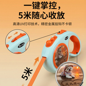 Automatic Retractable Pet <b>Leash</b> For <b>Dogs</b> Cats Rabbits Simple Design With Patent JH 8006 - Product Image 4