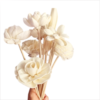 4.5cm 5cm 6cm 8cm nouveau Design arôme roseau diffuseur fleurs à la main Sola bois fleur