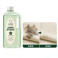 Lessive liquide, produits de nettoyage, parfum longue durée, fraîcheur menthe, bidon à longue poignée
