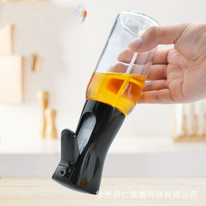 厨房烹饪2合1玻璃橄榄油醋液体喷雾橄榄油分配器和喷雾器厨房烹饪瓶罐 - Product Image 5