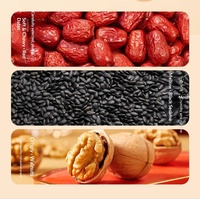 Gâteau moelleux MISS YOU 135g - Datte rouge naturelle et sésame noir, dessert chinois nutritif, collation saine et décontractée