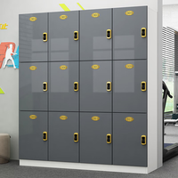 Nouvelle Arrivée Casiers HPL à grain de bois compact laminé pour vestiaires de sauna, centres de bain, studios de yoga et centres de spa, avec bancs intégrés