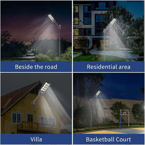 800W Solar Street <b>Light</b> <b>with</b> <b>Motion</b> <b>Sensor</b> IP67 Waterproof High Power Floodlight for Outdoor Street Yard Barn Lighting - Product Image 5
