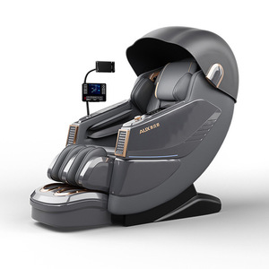 AUX S599 Massage Chair Full Body SL Rail Dual Mechanism Electric Massage Chair for Home with 31-60 Airbags Obsidian Black - Product Image 2