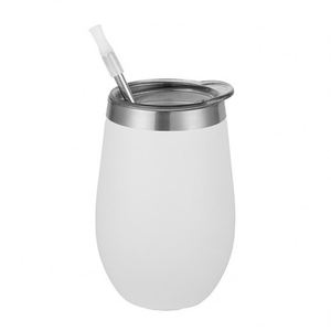 Gobelet isotherme en acier inoxydable à double paroi, droit, 12 oz, pour sublimation - Product Image 2