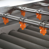 Appelwasmachine mango aardbeienwasmachine reinigingsmachine commerciële industriële fruit- en groentewasmachine met belletjes