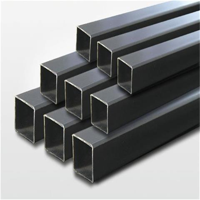 Metal Box bar Steel Tube Rectangular Pipes 1.5mm Wall Black Iron Hollow Section Bars 25*25 Tubes