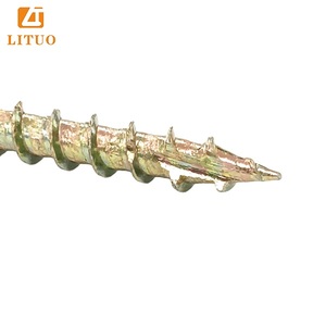 Vis à bois galvanisées au zinc jaune Vis de pont Vis de clôture <span class=keywords><strong>Torx</strong></span> Drive T17 Tip pour bois extérieur enduit d'époxy et clôture extérieure - Product Image 5