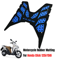 Repose-pieds modifiés pour moto, coussin en caoutchouc pour scooter, tapis de pied amélioré, accessoires antidérapants pour Honda Click 125i 150i V1 V2 V3