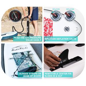 FUNWATER – planche de paddle gonflable de grande taille Offre Spéciale, planche de paddle debout, planche de wakeboard sup gonfiabil paddle <span class=keywords><strong>surf</strong></span> - Product Image 4