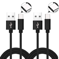 Câble de charge rapide USB Type C 60W en nylon tressé avec conducteur en cuivre pur, fabriqué à Shenzhen, pour smartphones