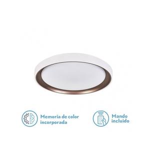 ไฟ LED 48 วัตต์, ปรับความสว่างได้ 3000-4000-6000K, 4800 ลูเมน, 7x39.5x39.5 ซม., พร้อมรีโมทคอนโทรลและหน่วยความจำ; เหมาะสำหรับการให้แสงสว่าง - Product Image 1