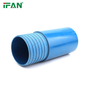 Tuyaux de tubage en <span class=keywords><strong>PVC</strong></span> d'approvisionnement en eau IFAN tuyau UPVC <span class=keywords><strong>63</strong></span>-200mm tuyau de forage de puits en <span class=keywords><strong>PVC</strong></span> bleu - Product Image 2