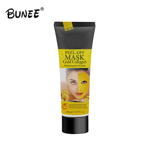 OEM 120g blanqueamiento Anti-arrugas <span class=keywords><strong>oro</strong></span> colágeno pelar cara máscara para la piel de todos - Product Image 3