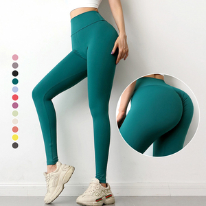 Pantalones de fitness transpirables y ajustados para mujer, mallas deportivas para correr al aire libre, entrenamiento sin costuras, Yoga, 11 colores - Product Image 3