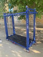 2m-12m Plate-forme Portable Câble Métallique Électrique Échafaudage Construction 220V/380V Palan Électrique 500kg Marchandises De Levage