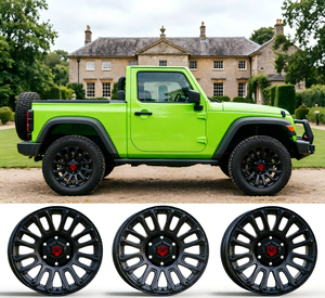 Rines Todoterreno 17x9 6x139.7 de Aleación de Aluminio Forjado para Silverado 1500/Sierra 1500/Colorado/<span class=keywords><strong>Canyon</strong></span> - Product Image 1