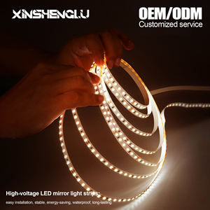 Tira de Luz LED de Alto Voltaje XSL AC 110V-240V 2835 SMD 120D IP65 Impermeable Sin Necesidad de Controlador <span class=keywords><strong>para</strong></span> Iluminación de Gabinetes y Espejos - Product Image 2