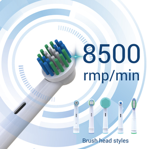 Spazzolino Elettrico Ricaricabile <span class=keywords><strong>B</strong></span> <span class=keywords><strong>Oral</strong></span> per Adulti, Nuova Versione Aggiornata IPX7 con Testine Sostituibili - Product Image 4