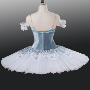 Traje <span class=keywords><strong>de</strong></span> Ballet Clásico Profesional <span class=keywords><strong>de</strong></span> Tutú para Escena <span class=keywords><strong>de</strong></span> Boda <span class=keywords><strong>de</strong></span> Paquita, Tutú <span class=keywords><strong>de</strong></span> Ballet Español Blanco y Dorado <span class=keywords><strong>con</strong></span> Plumas - Product Image 4