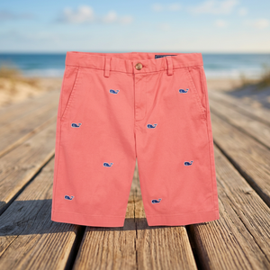 Shorts chino pour garçon 100% coton sergé uni imprimé sur toute la surface avec boucle de ceinture boutonnée Fabriqué au Bangladesh ODM/OEM en stock - Product Image 3