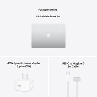 Nouvel ordinateur portable Apple : AI/MacBook Air 13 pouces M5 (10+8 cœurs) 16 Go de RAM 512 Go de SSD Ordinateur portable ultra-fin avec Wi-Fi 7
