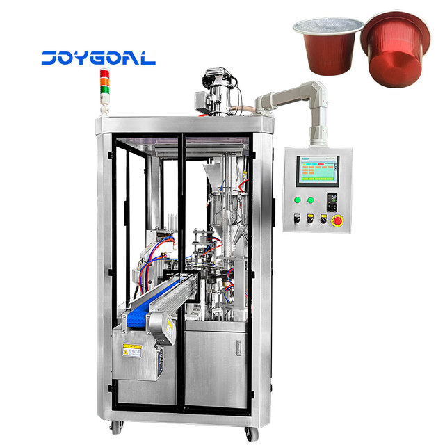 Coffee Capsule Horizontal Packing Machine Powder Nespresso Capsule Filling and Sealing Machine K Cup Filling Machine 4000BPH