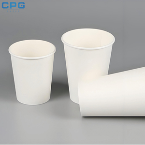 Vasos de Papel Biodegradables con Revestimiento de PLA Personalizados por el Fabricante, Vasos de Papel para Café Resistentes al Calor Desechables de 8oz y 12oz - Product Image 2