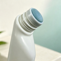 50 100ml HDPE flesjes met gebogen nek en sponsapplicator, knijpfles voor anti-muggenvloeistof, verpakking voor kalmerende oplossingen
