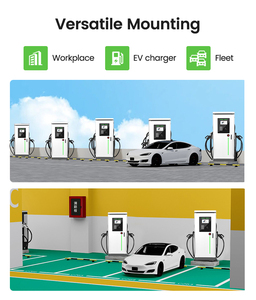 Estación de Carga Rápida para Vehículos CCS1/CCS2 de 240 kW con Conexión de Red 4G/Wifi, Tipo Pilar, con OCPP 2.01 - Product Image 6