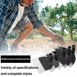 Houe agricole à manche en bois DIY - Outil de culture manuel pour le creusement en horticulture - Product Image 4