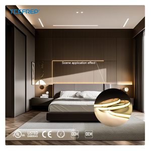 Bande lumineuse LED monochrome COB haute efficacité, DC24V 15W/M 130LM/W 480LEDs/m, CRI 90 élevé, pour éclairage intérieur et extérieur - Product Image 5