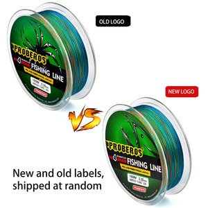 Linea di pesca con lenza intrecciata di 100 metri forte giallo cavallo/blu/rosso/grigio/verde 5 colori 0.4 #-10 # - Product Image 4
