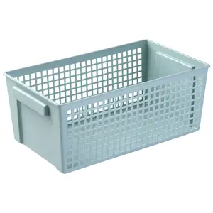 Multi Funcional Home Plastic Storage Box Basket Para Pequenos Diversos Daily Supplies Organizer Estojo De Armazenamento De Plástico com Logotipo