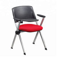 Meubles de classe personnalisables, chaise de classe avec tablette d'écriture, chaise d'étude idéale pour les cours de formation, salle de réunion