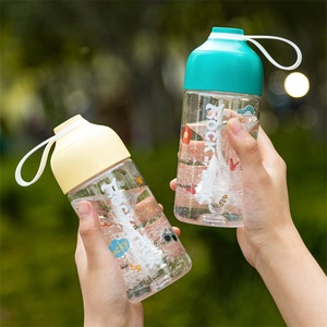 Bouteilles de boisson auto-mélangeantes en plastique personnalisées avec étiquette privée OEM ODM, alimentées par batterie - Product Image 1