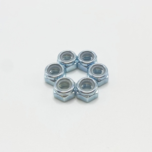 Para MALAXY Low Profile Nylock Acero al carbono Chapado en zinc Hexágono Stop Lock Tuercas Métricas Din 985 Inserto de nailon - Product Image 2