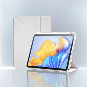 Syx OEM/ODM đa màu Y gấp mềm PU trong suốt Acrylic Cover quay lại với Bút Chì Chủ Tablet trường hợp đối với <span class=keywords><strong>iPad</strong></span> trường hợp bảo vệ - Product Image 4