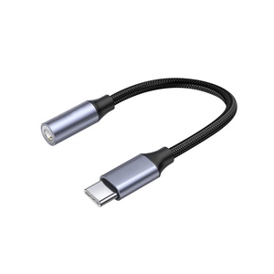 Adaptateur audio 2-en-1 Type-C vers 3,5 mm pour téléphone portable, tablette et ordinateur portable, câble <span class=keywords><strong>convertisseur</strong></span> d'interface X-01 - Product Image 1