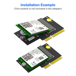 HLT HLT-066 NGFF (M.2) Bộ chuyển đổi e-key sang Mini PCI-E cho các mô-đun Wi-Fi ax210ngw/8265ngw/7265ngw/ax200ngw/9260ngw/8260ngw - Product Image 4