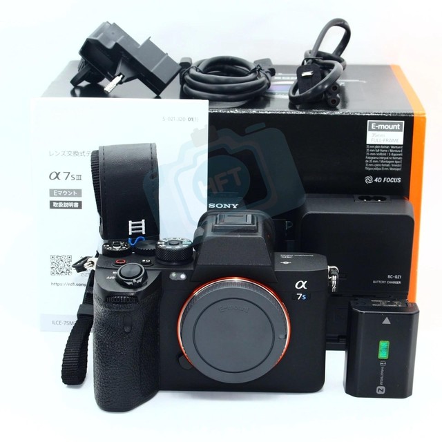 HFT Professional Alpha A7S III Camcorder Full-frame 4K UHD Video SD Card Dual Slot Rechargeable Battery