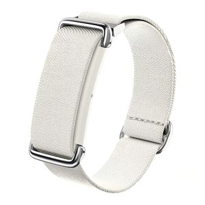 สายนาฬิกาไนลอนทวิลแบบยืดหยุ่น OEM ปรับได้ ระบายอากาศได้ดี สายรัดข้อมือสำหรับเล่นกีฬา ใช้แทนสายเดิมได้ สำหรับอุปกรณ์ Google Fitbit Air - Product Image 4