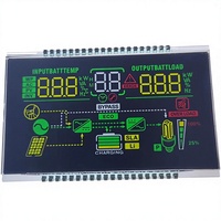 Module d'affichage LCD transparent personnalisé à 7 segments VA 63x40mm, mode négatif, pour onduleur solaire photovoltaïque, compteur d'énergie, appareil