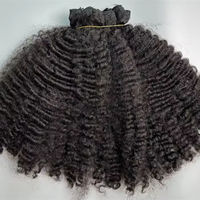 Extensions de cheveux humains indiens de qualité supérieure non traités, tissage bouclé d'un seul donneur, cheveux crus de haute qualité d'Inde