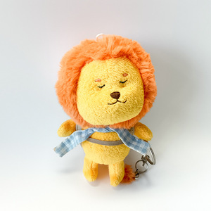 CE/ASTM OEM venta al por mayor personalizado nuevo juguete de peluche León bosque <span class=keywords><strong>rey</strong></span> muñeca llave colgante llavero de peluche - Product Image 1