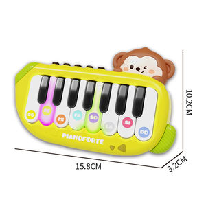 ของเล่นเครื่องดนตรีเปียโนไฟฟ้ารูปกระต่ายน่ารักสำหรับเด็ก - Product Image 4